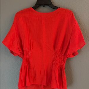 H&M Vibrant Red Blouse